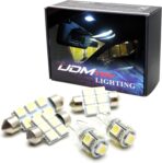 iJDMTOY Premium SMD LED Lights Interior Package Combo Compatible With 2009-up Nissan Z34 370Z, Xenon White