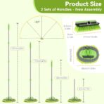 2 Pack Car Wash Brush with Long Handle, 62" Microfiber Car Wash Mop and Car Washing Brush Combo Set, Scratch-Free Soft Bristle Car Wash Mop Brushes Cleaning Kit for Exterior Car, Truck, RV, Boat - Image 5