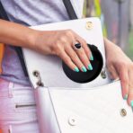 MUDOR Portable Coin Organizer, Car Change Holder, Pocket Coin Case for Penny, Nickel, Dime, Quarter Storage (Black) - Image 3