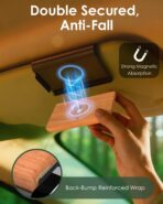 Car Air Freshener - Wood Air Freshener - Long Lasting Car Odor Eliminator for Visor Clip-Variety Scent Starter Kit, Vehicle Scent Diffuser Men&Women- Pack of 3 (Teak-Amber-Grove) - Image 5