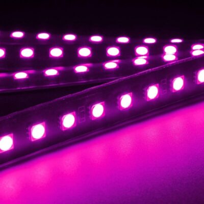 Car LED Strip Light, EJ's SUPER CAR 4pcs 48 LED Car Interior Lights Under Dash Lighting Waterproof Kit,Atmosphere Neon Lights Strip for Car,DC 12V(Pink) - Image 4