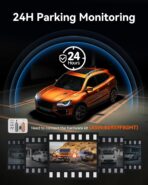 WOLFBOX 12" 4K Rear View Mirror Camera with 5.8GHz WiFi and Voice Control, Smart Mirror Dash Cam Front and Rear, Backup Camera with 1080P Rear Camera, Dash Cam with WDR, Includes 64GB Card & GPS - Image 7