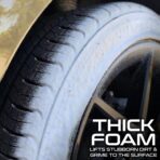 Formula 1 Foaming Tire Shine Aerosol, Wheel Cleaner to Clean, Shine, and Protect Tires with UV Protection, Glossy Black Finish, Long Lasting Wet Look for Cars and Trucks, One Step Application, 12 Oz - Image 4