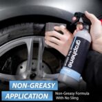 Torque Detail Graphene Tire Shine Spray - Long Lasting Deep Black Shine with No Sling - Graphene Protection Against UV Rays, Fading & Yellowing - Image 7