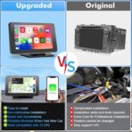 Hieha Car Play,Wireless Portable with Apple CarPlay and Android Auto Screen for Car,7" HD Touch Screen Car Stereo with Mirror Link,Backup Camera,Bluetooth5.2,GPS Navigation,AUX,FM for All Vehicles - Image 4