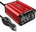 400W Car Power Inverter PD 30W Fast Charging,Vansoet DC 12V to AC 110V Car Inverter Aluminum Housing,USB C PD30W and USB-A QC 18W Port - Dual AC Plug Adapter Outlet for Vehicles,Laptop,Phones,Camera