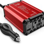 400W Car Power Inverter PD 30W Fast Charging,Vansoet DC 12V to AC 110V Car Inverter Aluminum Housing,USB C PD30W and USB-A QC 18W Port - Dual AC Plug Adapter Outlet for Vehicles,Laptop,Phones,Camera