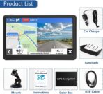 GPS Navigation for Car Truck Drivers 7 inch Navigation Systems for Car with Voice Guidance and Speed Camera Warning 2D&3D map Americas Maps Free Lifetime Map - Image 8