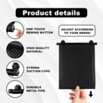 Vrasly 2 Pack Roller Car Side Window Sun Shade, Retractable Car Window Shade for UV and Sun Glare Protection (18"x20") - Image 3