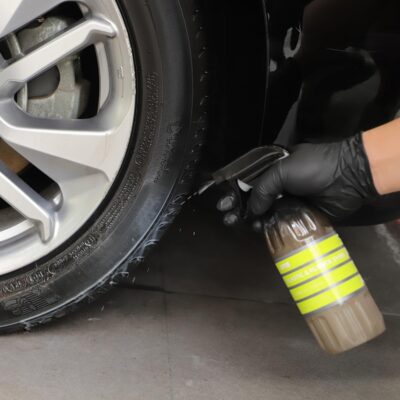 SPTA Plastic & Rubber Shine, 16oz 500ml Rubber, and Plastic Dressing - Tire Dressing, Non-Greasy, Dry to The Touch Shine for Plastic,Tires,Trim, and More,Safe for Cars,Trucks,SUVs,RVs & More -CL004 - Image 5