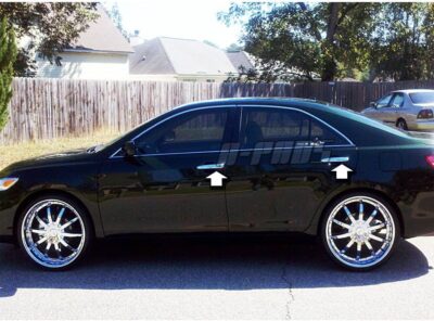 Compatible with(Just overlay Stick on, NOT for SNAP IN Replacement) 4 Chrome Door Handle Covers for Toyota 4RUNNER 2005-2008 / AVALON 05-08 / CAMRY 2007-2011 / SIENNA 05-2012 / TACOMA 2005-2015 - Image 4