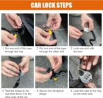 Waterproof Car Cover Replace for 2011-2023 Honda Civic Hatchback, 6 Layers All Weather Custom-fit All Weather Car Covers with Zipper Door & Windproof Bands for Sun Snow Rain Dust Protection - Image 8