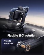 Dashboard Car Phone Holder Mount with Anti-Drop Clip - 360° Rotation Multifunctional Cell Phone Holder Car for iPhone, Samsung, Google and 4-7" Cellphones - Image 4