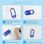 Portable Key Organizer Case 24 Hooks Waterproof & Fireproof, Key Binder Storage Box Bag for Estate Sales, Hotel Executives, Landlord, Car Rental (Black, 24) - Image 7