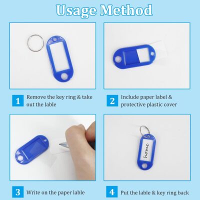 Portable Key Organizer Case 24 Hooks Waterproof & Fireproof, Key Binder Storage Box Bag for Estate Sales, Hotel Executives, Landlord, Car Rental (Black, 24) - Image 7