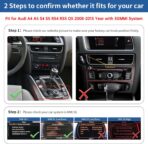 Road Top Wireless CarPlay Android Auto Retrofit Kit for Audi A4 A5 S4 S5 RS4 RS5 Q5 (2008-2015) with 3G MMI System, CarPlay Interface Decoder Box Upgrade, Support MirrorLink, Siri, Navigation - Image 2