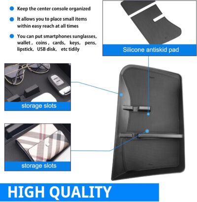 SHAOHAO for 2025 2026 Lexus RX 350 Dash Organizer for 2023 2024 2025 2026 Lexus RX 350/350h/450h/500h Accessories Dashboard Tray RX 350h RX 450h RX 500h Dashboard Organizer Secondary Storage Box - Image 4