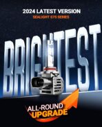 SEALIGHT 9005 Fog Bulbs 60000LM 130W 2024 Edition, Wireless 9005 HB3 LED Bulb for Powersports & ATVs, 6500K Wireless 10 Years Lifespan Powersports Accessory Lights, Pack of 2 - Image 2