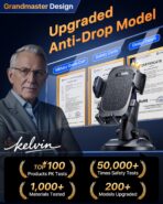 [Military-Grade Anti-Shake & 360° Rotatable Suction] 2026 Upgraded Car Phone Holder Mount【90+LBS Safest Strongest & Patent Certs】Dashboard Windshield Vent for iPhone 17 16 Pro Max Samsung,Matt Black - Image 2