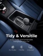 LISEN Multi Charging Cable, 3 in 1 Retractable Charging Cable, Retractable Car Charger with Type C/L/Micro USB Ports for iPhone 17 16 15 14 Pro/Samsung Galaxy S25/Kindle, Car Accessories for Women - Image 4