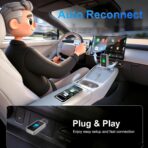 Wireless CarPlay Adapter for iPhone, 2026 Upgrade 2 in 1 Android Auto Wireless Adapter, Wired to Wireless, One-Touch Switch, Fast & Stable Connection, Plug & Play, iOS 10+ & Android 11+ - Image 8