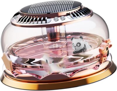 Solar Powered Car Perfume Decoration, Rotating Aromatherapy Diffuser Ornament with Air Purifier Technology, Thoughtful Vehicle - Image 3