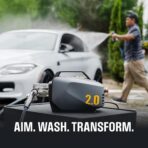 Active 2.0 Electric Pressure Washer – 2.0 GPM high Pressure Washer for DIY at Home car wash, Detailing and Other Cleaning transformations with 1800 Peak PSI - Image 2