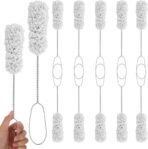 Lemecima 12 Pack Tire Lube Brush Applicator Swabs 11.8 Inches Extra Long Handle Tire Lubricant Applicator for Changing Tires