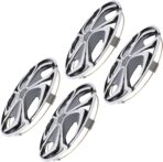 Asixxsix Wheel Hub Caps, 14 Inch Universal Fit ABS Car Wheel Covers Set of 4 with SnapOn Installation for Cars Trucks SUVs Steel Wheels - Image 2