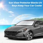 Custom Fit Sunshade for Elantra Windshield Sun Shade for 2021-2024 2025 2026 Hyundai Elantra Accessories Heat Insulation and Cooling Front Window Cover for Windshield for Elantra Interior Protection - Image 5