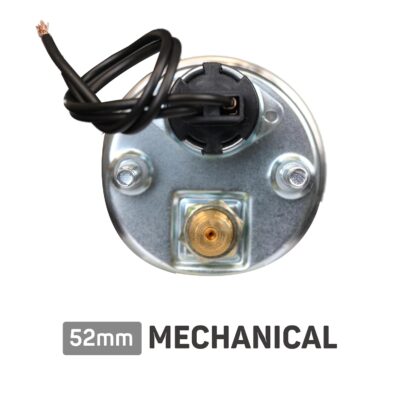 RACETECH 52mm (2-1/16") 150 PSI Mechanical Air Suspension Pressure Gauge – Black Dial, Chrome Bezel, 1/8 NPT – for Air Ride Suspension Systems - Image 5