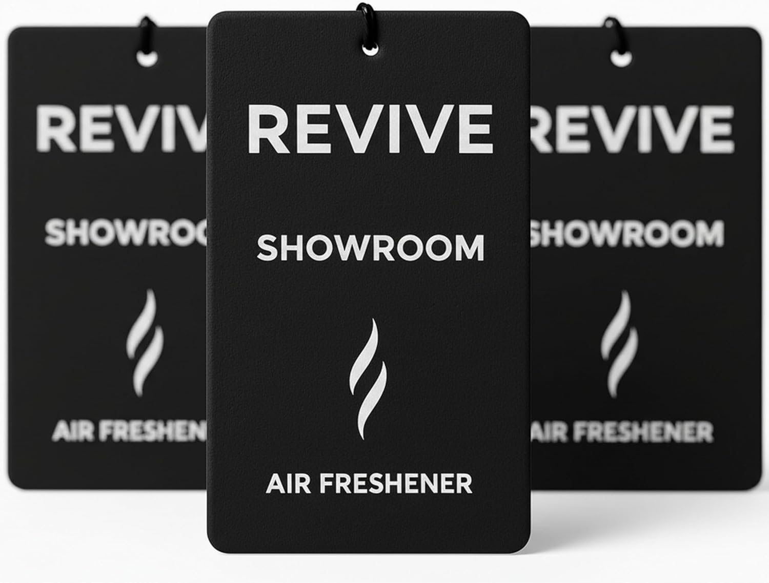 71s3byuJ9NL._AC_SL1500_.jpg Premium Hanging Car Air Fresheners, Showroom-New Car Scent, 3-Pack, Long-Lasting & Odor Eliminating, Modern Design - Image 1