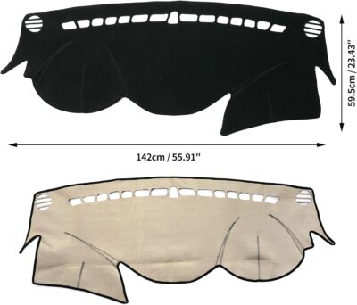 Dashboard Cover Dash Cover Mat for Hyundai Sonata 2011 2012 2013 2014 Models Non-Slip Dash Board Protector - Image 2