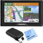 Garmin Drive 51 LM GPS Navigator (US) Bundle w/EVA Hard Case & Microfiber Cloth (010-01678-0B)