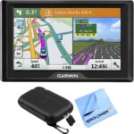 Garmin Drive 51 LM GPS Navigator (US) Bundle w/EVA Hard Case & Microfiber Cloth (010-01678-0B)