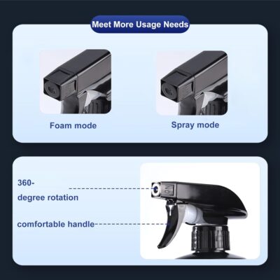 Quick Effect Coating Agent, Car Coating Spray, 17.6 OZ Polish Spray Waterless Wash Wax, Spray Wax Polish for Car Scratches(1PC+Sponge+Cloth) (1 PCS) - Image 6