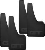 4 Pcs Universal Black Soft Rubber Mud Flaps - Prevent Mud Splashes, Enhance Appearance, Easy Install, Waterproof & Scratch Resistant - Ideal for Sedan SUV and Urban/Suburban Cars -GT