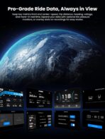 CHIGEE AIO-5 EVO Motorcycle Smart Riding System, Wireless CarPlay & Android Auto, Dual 1080P Front & Rear Dash Cam, Blind Spot Detection (BSD), 5" Waterproof Display, Parking Mode - Image 6