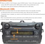 Bluetooth Car Kit, Car Audio USB AUX Input Adapter Built-in Bluetooth 5.0 for Toyota Camry Tacoma Corolla Tundra 4runner RAV4 - Image 4