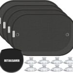 [2026 Upgraded] Car Shades for Side Windows 19"x12"(4 Pack),Sun Shade for Window with 8 Suction Cups,Car Window Shades Can Blocks 99.98% UVR,Window Shade for Baby