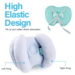 Upgraded 2 in 1 Baby Travel Pillow, Adjustable Banana Shape Baby Neck Head Support Piloow Stroller Insert Cushion for 4 Months Up Kids, Toddler, Blue - Image 6
