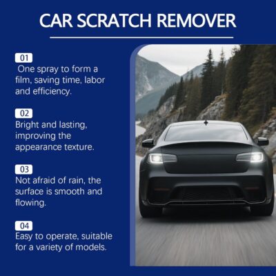 Car Scratch Remover Spray for Paint, Mild Scratch Repair Polish, 60ML/2FL OZ, Restores Gloss and Smoothness - Image 2