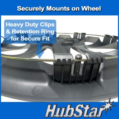 Hubcap Replacement for Toyota Corolla 2020-2025, 16-inch Replica Wheel Cover (Set of 4) Gloss Black - Image 3