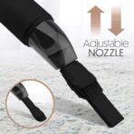 STARUMENT Portable Hand Vacuum Cleaner Handheld Cordless Cleaner for Dust Pet Hair Dirt Home Car Interior Lightweight, Easy to Use, Compact Design Battery Rechargeable with USB-C Cable - Black - Image 5