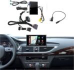 Wireless CarPlay Android Auto Mirroring Upgrade Retrofit Kit, USB Stick Playback, Compatible with Audi A6 A7 C7 2012-2015 with MMI 3G+ Version