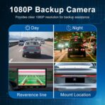 7-Inch Wireless Apple CarPlay & Android Auto Portable Car Screen, Auto Brightness Adjustment, Supports HD Video, with HD Backup Camera - Image 9