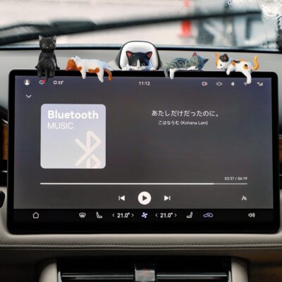 5 Pcs Mini Cat Figurines Car Decor Dashboard Accessories Cute Resin Cat Ornaments for Rearview Mirror Desk Decorations Funny Car Gifts Interior Decors - Image 3