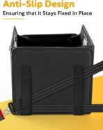 Car Seat Organizer, Front Seat Organizer, Collapsible Car Organizer and Storage for Backseat and Passenger Seat, Big Capacity with Elastic Bands can Hold Cups, Car Travel Essentials for Kids - Image 6