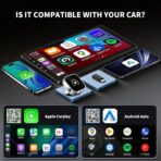Wireless CarPlay and Android Auto Adapter, Ultra-Compact Aluminum Design with Dual-Band Technology, USB-C/USB-A Compatible for Wired CarPlay Vehicles - Image 9