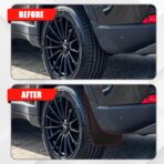 4Pcs Car Mud Flaps Fit for Jeep Compass 2017 2018 2019 2020 2021 2022 2023 2024 2025 Front Rear Splash Guards Fender Waterproof Splashproof Mudguards Body Fittings Sport Utility Auto Accessories. - Image 4